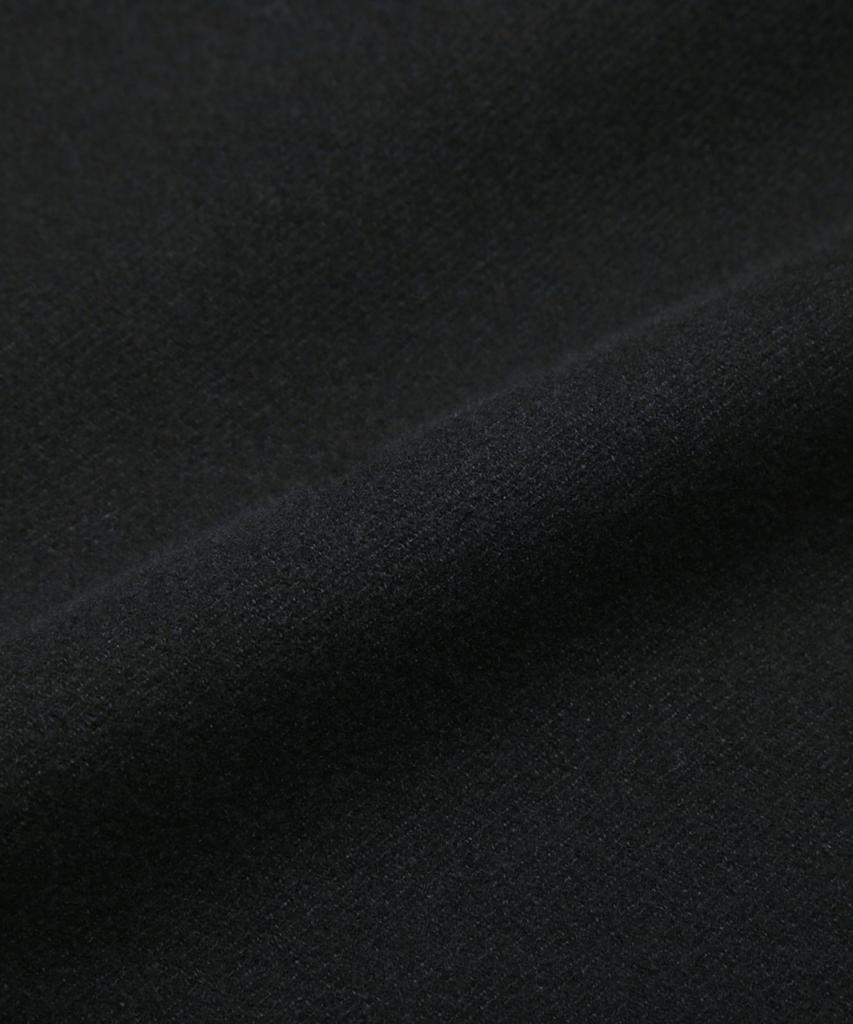 Trillion Unisex Balmacaan Duffle Short Coat (Black)