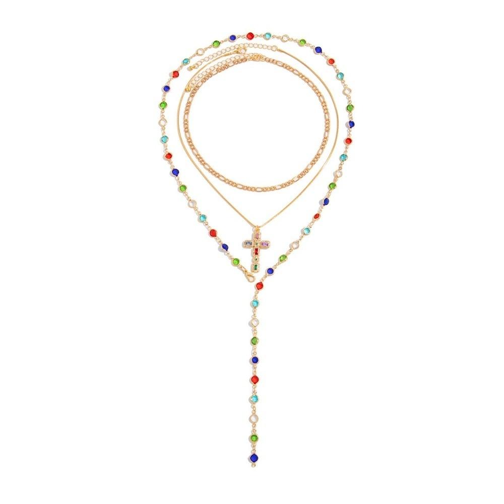 Tassel Long Chain Necklace Jewelry Choker Necklace Fashion Y-Shaped Necklace  Women
