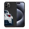 Customizable Embossed Sports Car TPU Case for Black Apple 15 Pro Max - Straight Edge Design