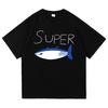 Jin Super Thunfisch Fisch T-Shirt Kawaii Retro Mode Unisex Damenbekleidung Harajuku Hochwertige Oberteile Kleidung Tage Geschenke T-Shirts