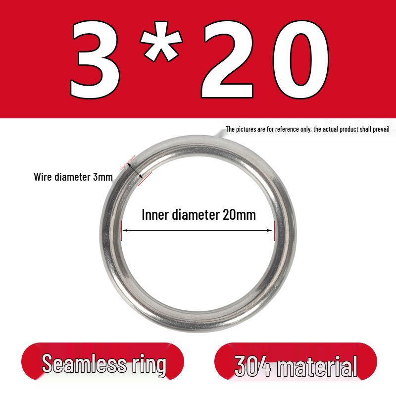 Stainless Steel Seamless O-Ring: Corrosion-Resistant Accessory for Handbags and Pet Gear