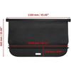 Car Rear Trunk Cargo Cover Shield Black Retractable Security Shade for Toyota Corolla Cross 2022-2025