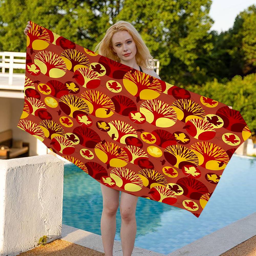 E-emilio P-pucci Logo Bath Towel Microfiber Soft Water Absorbing Breathable For Girl Kids Decorative Cartoon Beach Towel