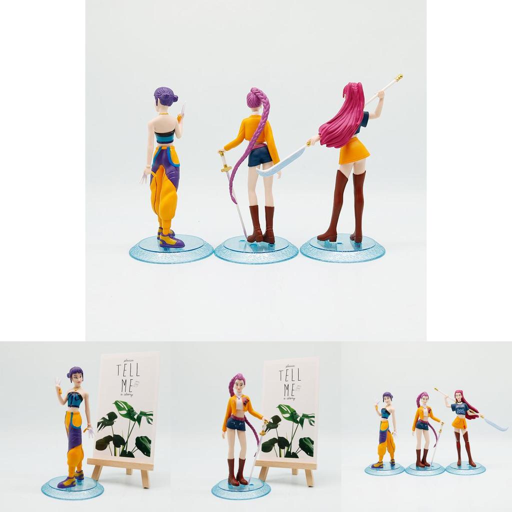 Kpop Demon Hunter Slayer Girl Group Pvc Figure Set For Anime Collectors And Fans