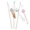 Cat Wand Toy Set, Interactive Cat Teaser Wands with Cute Mouse Designs, Equipped with Bells To Captivate Your Cat’s Attention