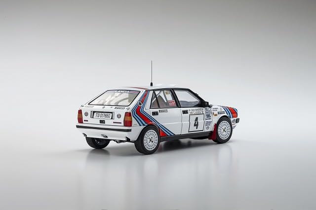 Kyosho Original Lancia Delta HF 4WD 1000 Lake Team Lancia Finished Product 1/18 1987#4