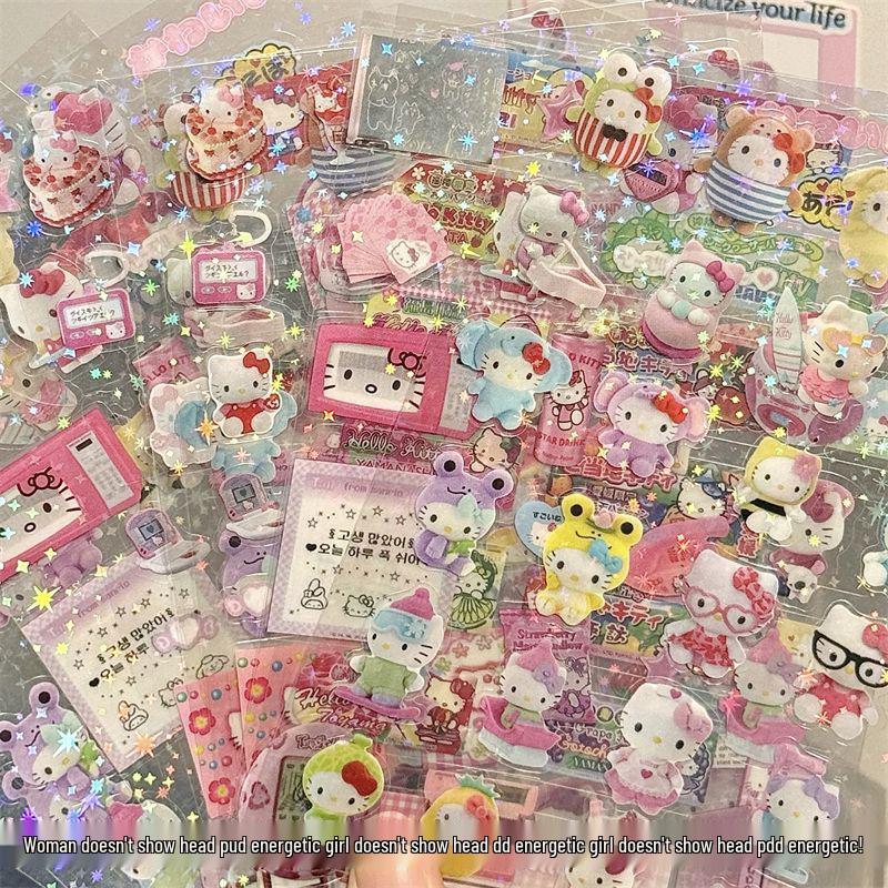 Erschwingliche Rilakkuma Cartoon Planer Sticker im japanischen Stil - Niedliches gestanztes Design