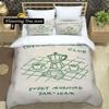 Beautiful Wine Glass Print Sheet Quilt Covers Bedding Dormitory Sheets Three-piece Bedding Set Soft Warm Bedding Set