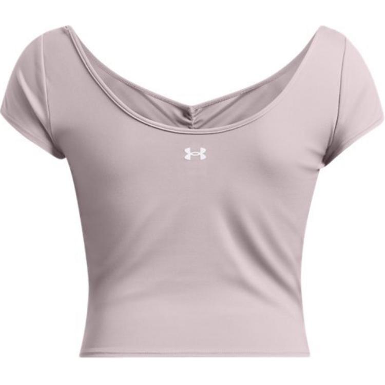 Under Armour Motion Skin-Friendly Training Short Sleeve T-Shirt Women T-Shirts Fatigue-Gray 1386726-015