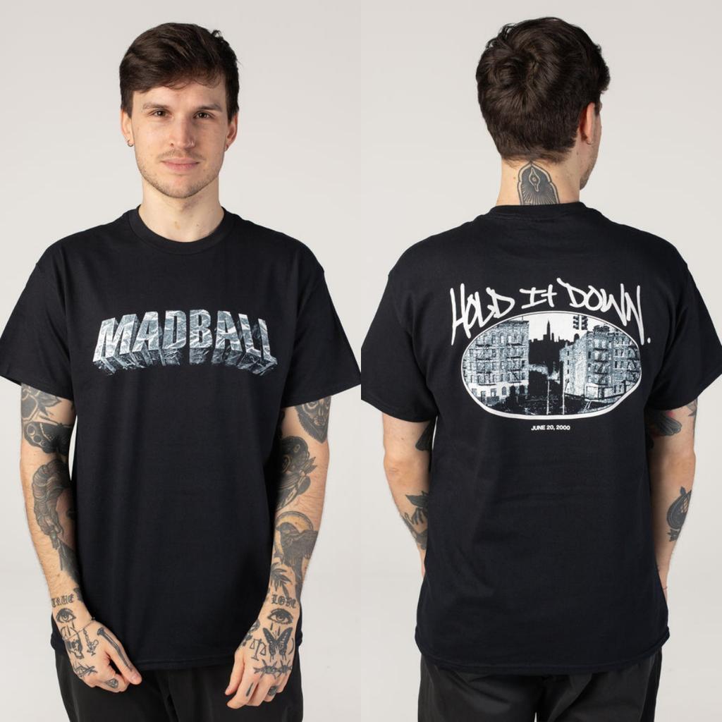 T-shirt in Cotone Grafica Y2k Madball Unisex Estiva Manica Corta Marca di Moda Maglietta Casual di Lusso Vintage