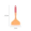 Semi-Transparent Tamagoyaki Silicone Spatula - Two-Tone Wide Mouth Frying Utensil