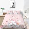 Home Bed Cover 3D Unicorn Themed Print Homes Bedding Quilt Cover Textiles Polyester Pillowcase Bedclothes