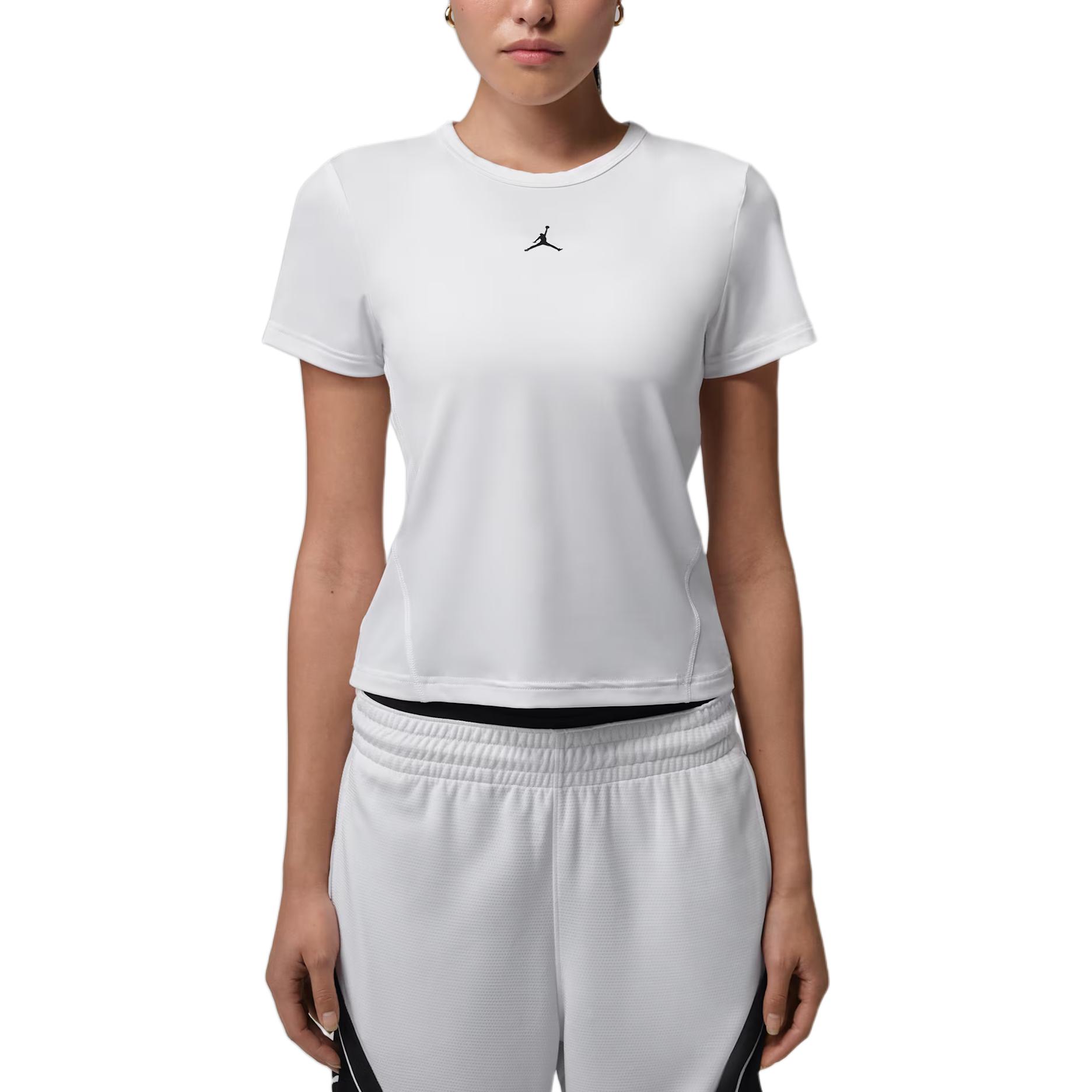 Jordan Dri-FIT Sport Essentials Slim Fit Crew Neck Short Sleeve Quick-Dry T-Shirt Women tops IF2355-100 XL