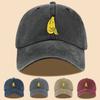 Banana Pattern Fun Printed Baseball Cap, Comfortable and Breathable Peaked Cap, Fashionable and Casual