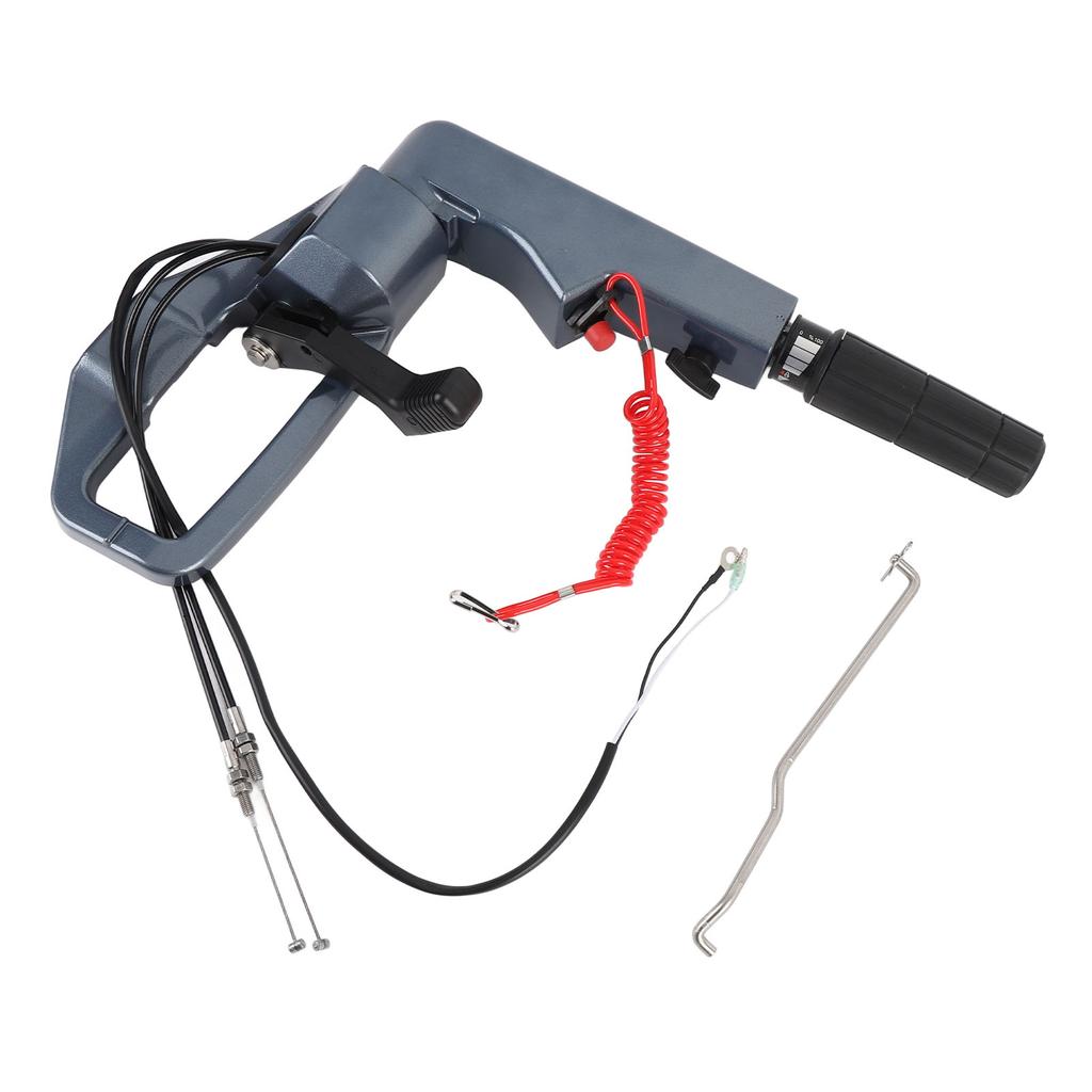 66T W0084 02 4D Sestava řídicí rukojeti pro dvoutaktní 40koňový přívěsný motor Hliníková slitina Řídicí páka