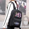 26 English Letter K-Pop Printed Backpack for Teenager Student Girl Boy Bookbag Schoolbag Women Large Capacity Waterproof Travel Bag Kid Gift