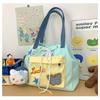 Original Canvas Tasche Y2K Mädchen Stern Macaron Nische Designer Große Kapazität Reise Tote Bag