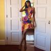 2026 European and American summer new printing fashion suspender backless niche sexy hot girl vacation dress
