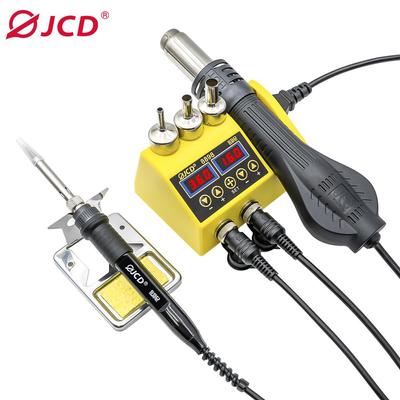 JCD 2 In 1 750W Soldering Station LCD Digital Display Rework Welding Station for Cell-phone BGA SMD IC Solder Repair Tools 8898
