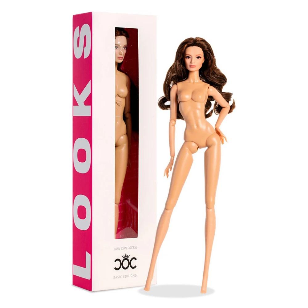 

32см Кукла Фея Супермодель Малышка Мода Коричневые Вьющиеся Волосы 1/6 BJD Кукла Трендовые Высококачественные Игрушки Подарки Милая Фигурка Сделай Сам Коллекционер 32cm