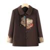 Elderly Women's Chinese Style Autumn Jacket