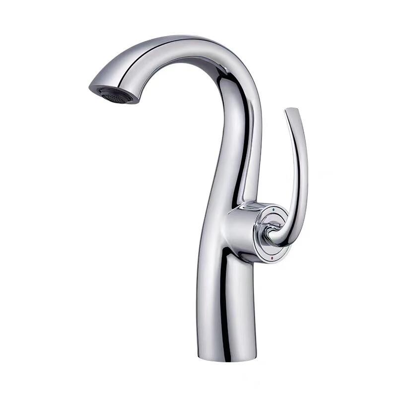 TLXT Swan Design Bathroom Basin Faucet