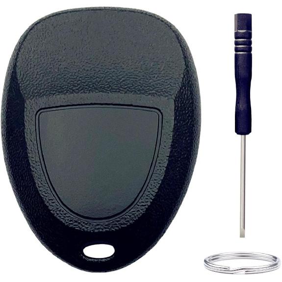 Key Fob Shell Replacement for Chevy Suburban Tahoe Traverse/GMC Acadia Yukon/Cadillac Escalade SRX/Buick Enclave/Saturn Outlook 5 Button Car Keyless