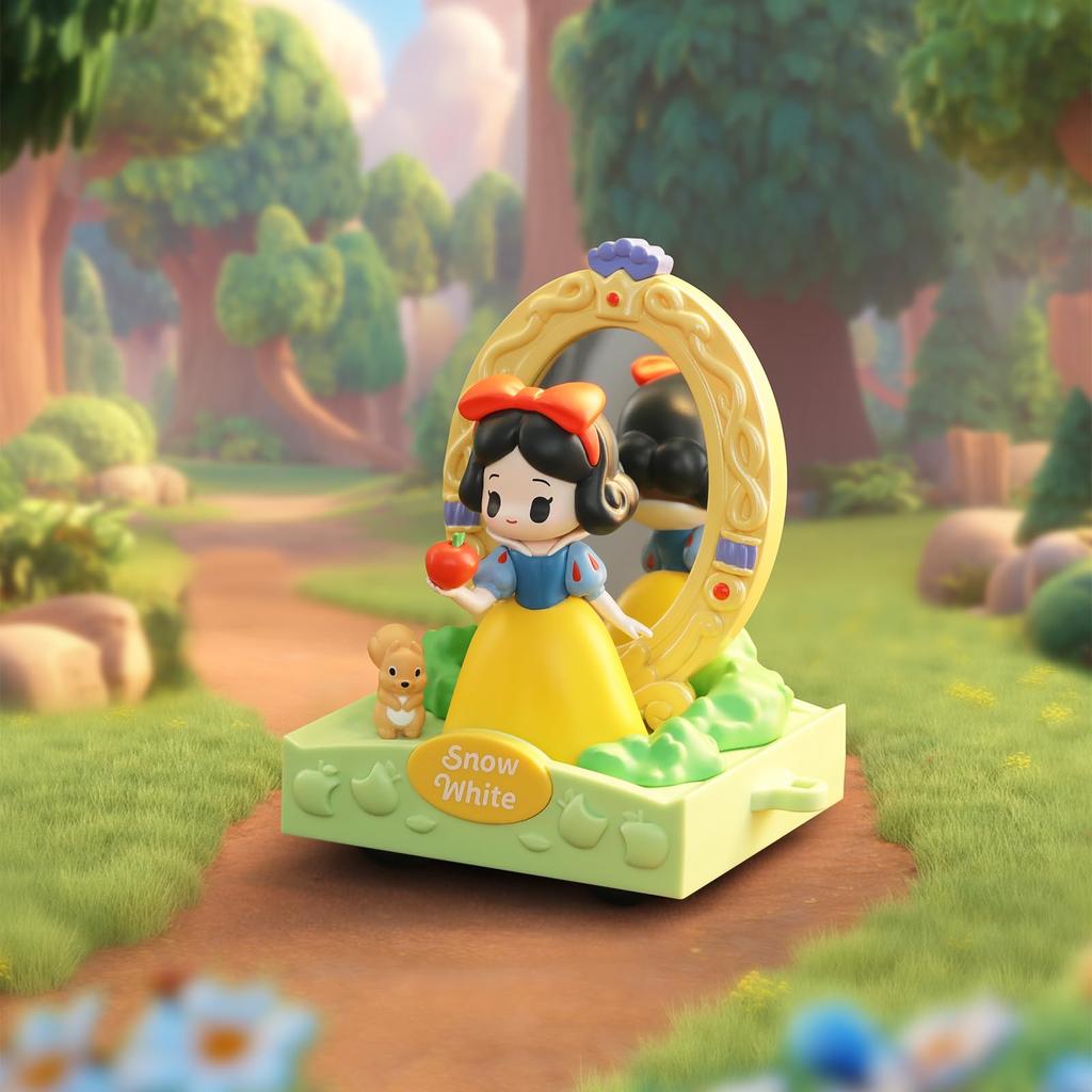 52TOYS BLINDBOX Disney Prinzessin Romantische Parade Blind Box Authentisch Disney Niedlich Blind Box Trading Gachapon Perfekt für und Weihnachten 10cm D-Baby