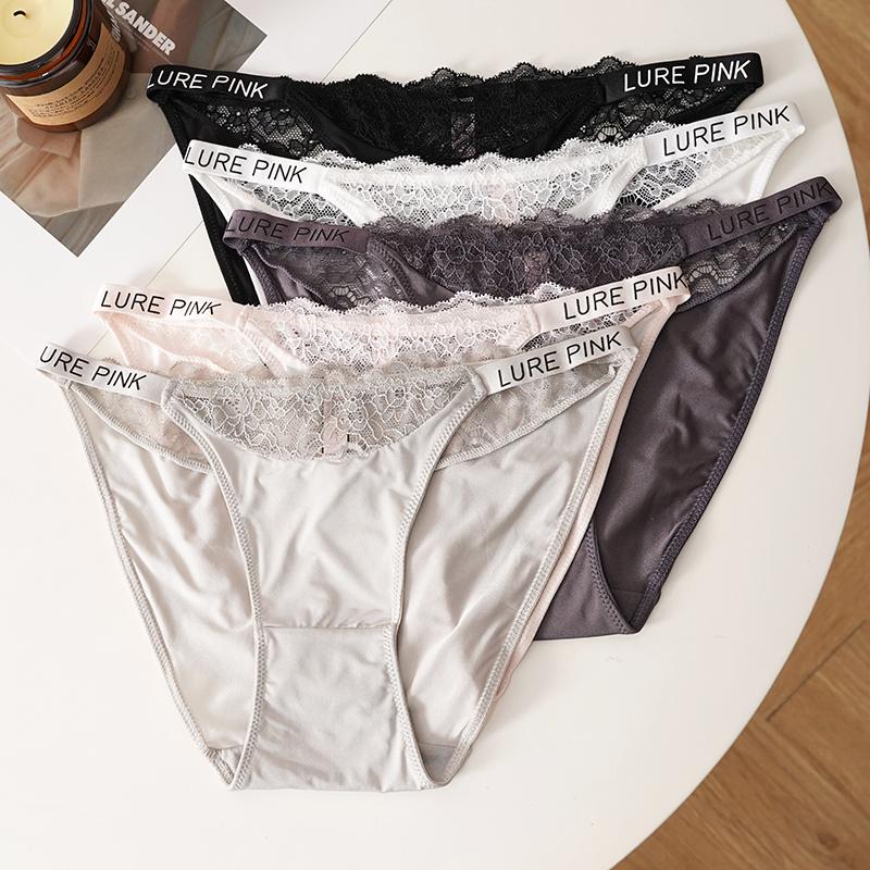 Perizoma da Donna Sexy a Vita Bassa Pizzo Giuntato Spallino Sottile Mutandine Carine e Sexy a Taglio Alto Aderenti