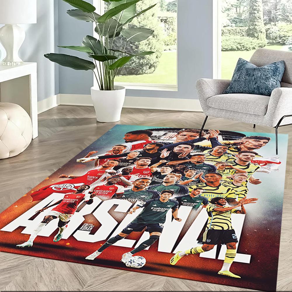Arsenal Area Rug Perfect for Decorate room Hallway Foyer Dining Room Antislip Carpet Anime Office Decor Perfect Gift for Women/Men