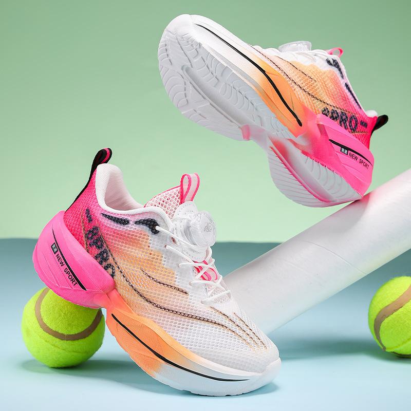 Red Rabbit 8pro Boys Shoes 2025 Summer Breathable Children's Sports Basketball Shoes Boys Single Net Hollow Running Shoes