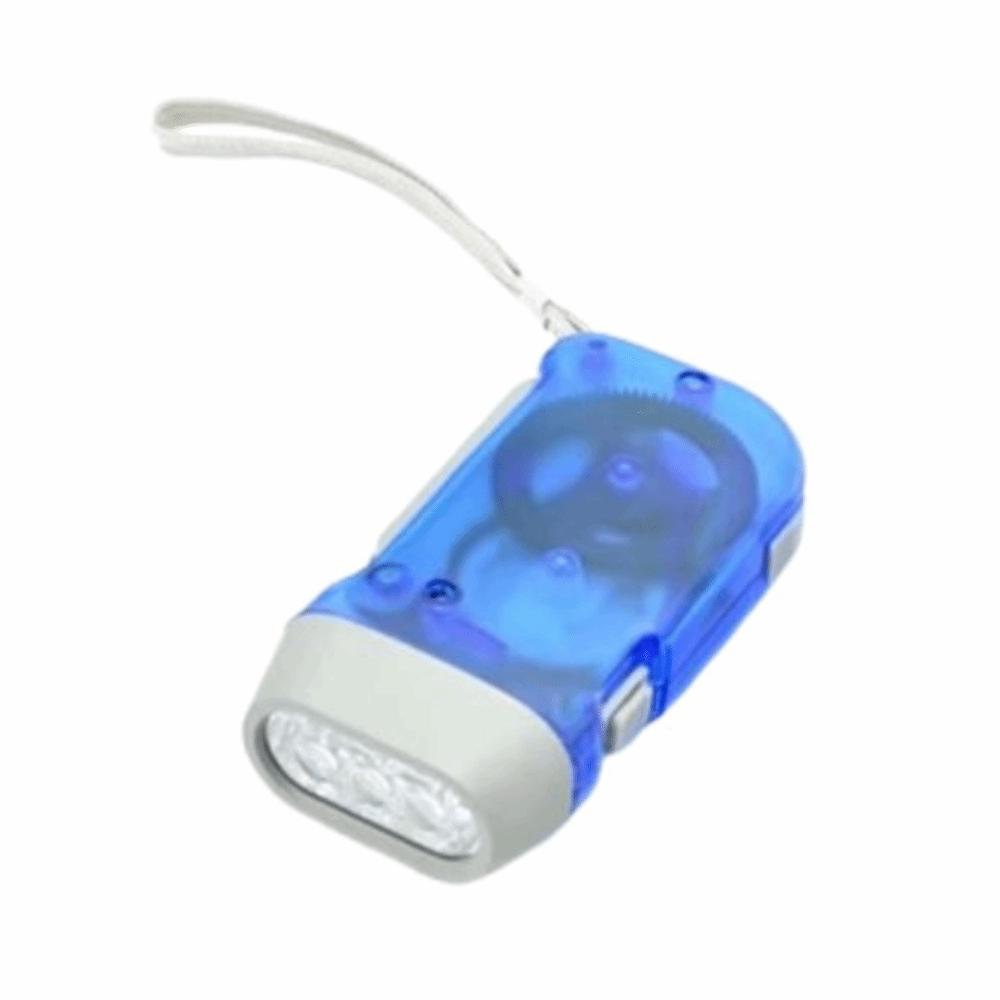Rechargeable Charging Torch Hand Pressing Outdoor Camping Flashlight Saving Space for Backpack