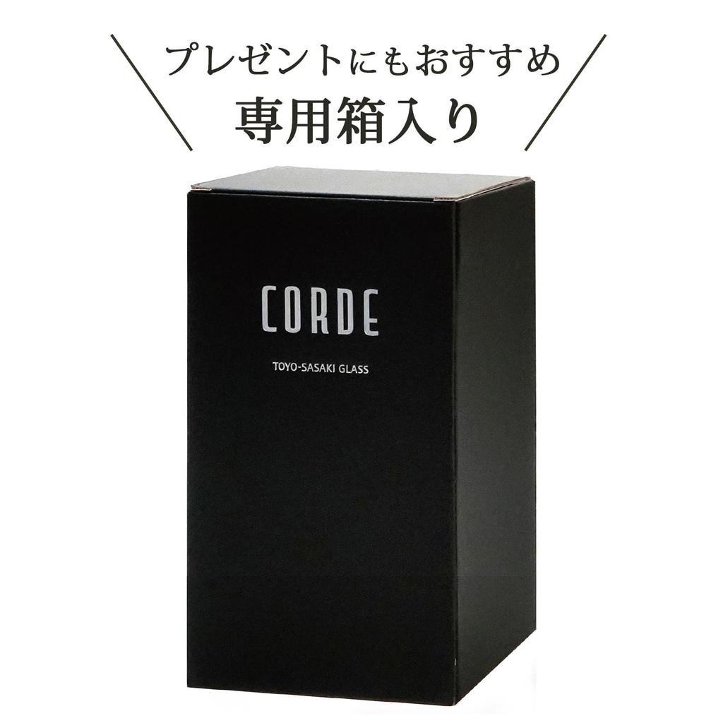 Sklenice na víno Toyo Sasaki Glass Corde Wine 460ml Sklo Červené víno Bílé víno Tenká Dárek Prezent DKC-23280