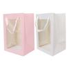 Large Paper Candy Bag Open Window Paper Party Gift Bags for Christmas Birthdays Favors Packages
