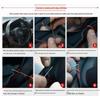 Hand-Sewn Full-Hole Car Steering Wheel Cover Sleeve