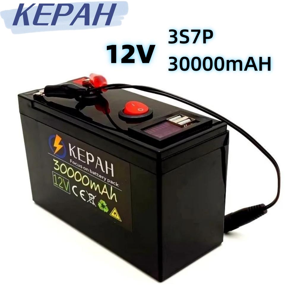 

Powerbattery18650 12V 3S7P литиевый аккумулятор + зарядное устройство 12.6V3A, встроенный 22Ah высокоточный BMS, используется для распылительного оборудования и т. д.