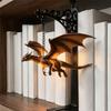 Vintage Dragon Bookshelf Lamp Purple Bookshelf Lamp Ambient Lighting Bookshelf Ghost Light  Library