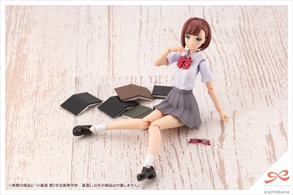 Kotobukiya Sosai Garden Kotoriyu Koyomi High Height 153mm Scale Plastic Model Molding Color JK011 Girls' [Reiho School/Summer Clothes] Approx. 1/10