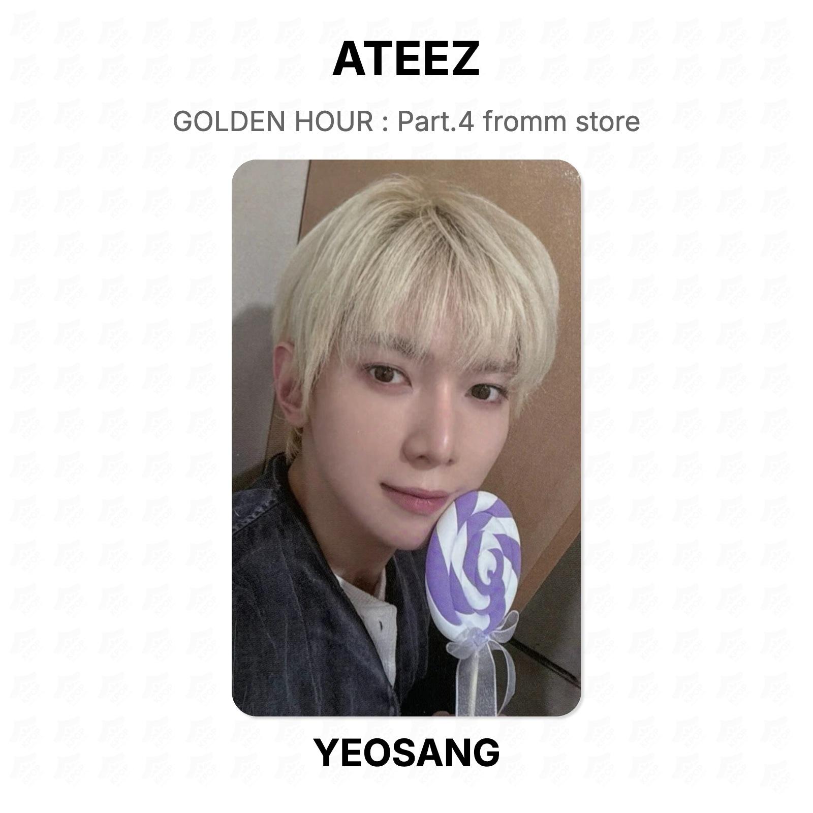 ЗОЛОТОЙ ЧАС ATEEZ : Часть 4 fromm store Официальная фотокарточка YEOSANG 03