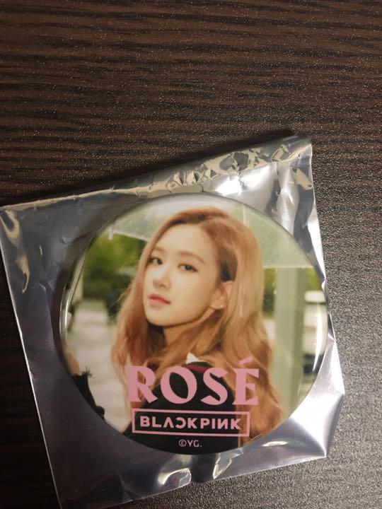[USED] BLACKPINK ROSE Rose Can Badge