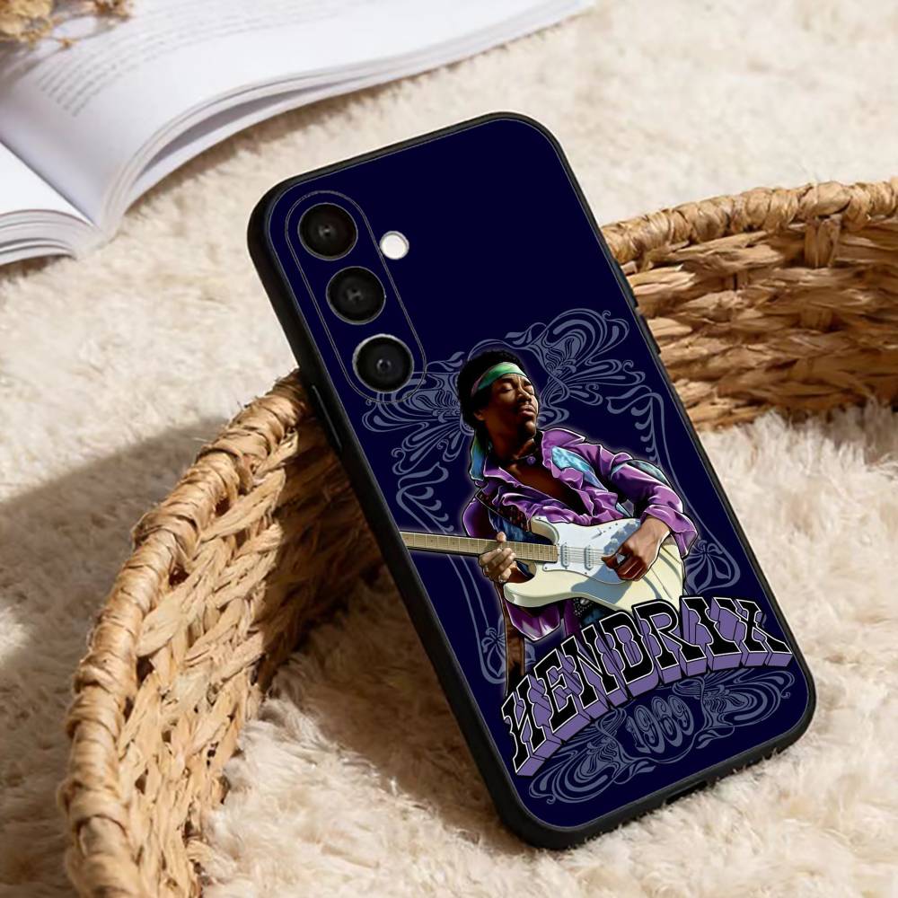 J-Jimi H-Hendrix All Along the Watchtower Phone Case For Samsung Galaxy A13,21s,22,31,32,52,53,71,72,73,Soft Black Cover Samsung a41