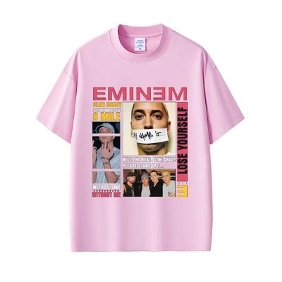 Rapper Eminem Slim Shady Pop Music T-shirt Men's Clothing Vintage Streetwear Men Women Hip Hop Fashion Short Sleeve Tops T Shirt#Color(1)