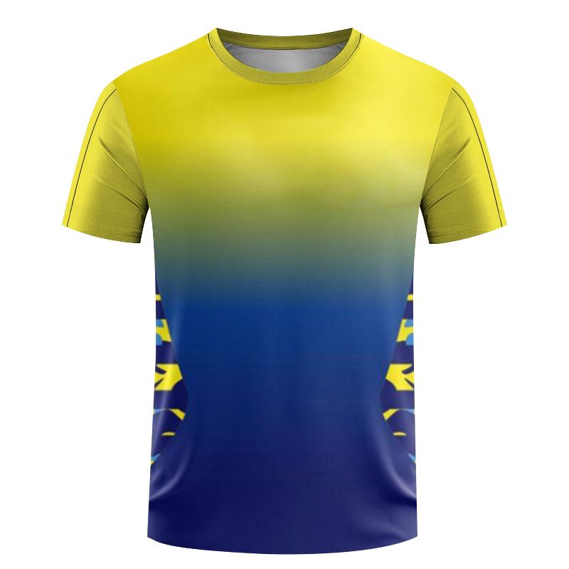 Summer Men's Training Wear Fitness Running Men Tshirt Breathable Ultra Thin Large Top Women Badminton Short Sleeve Training Wear