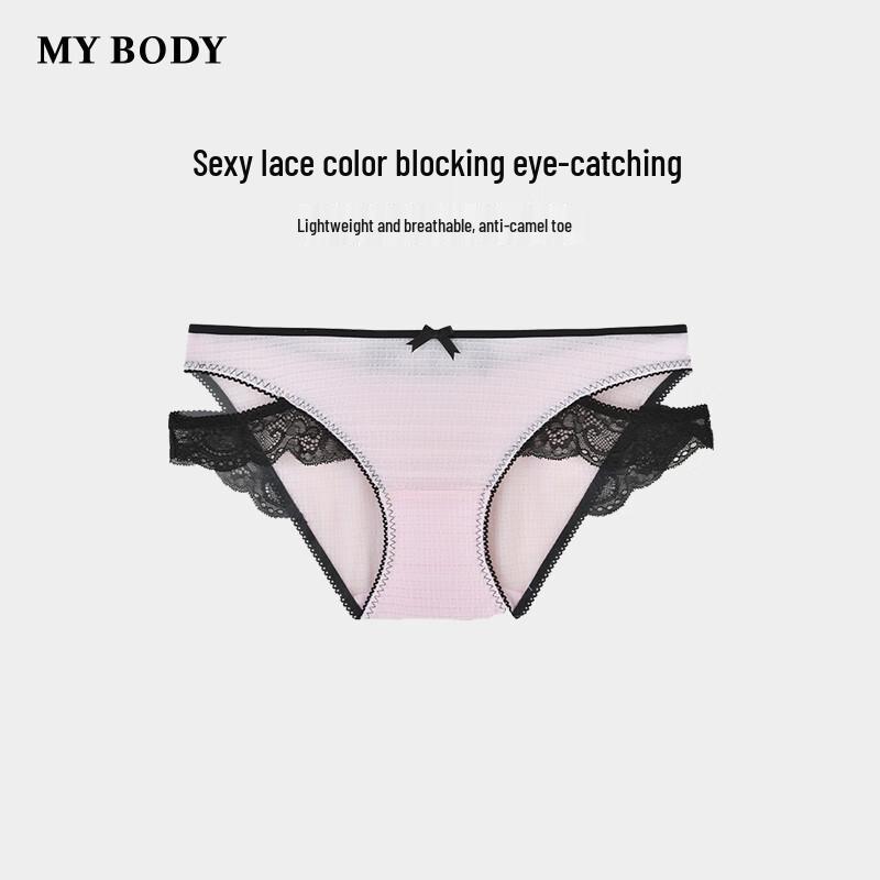 Mybody Women's Sexy Lace Low-Rise Briefs