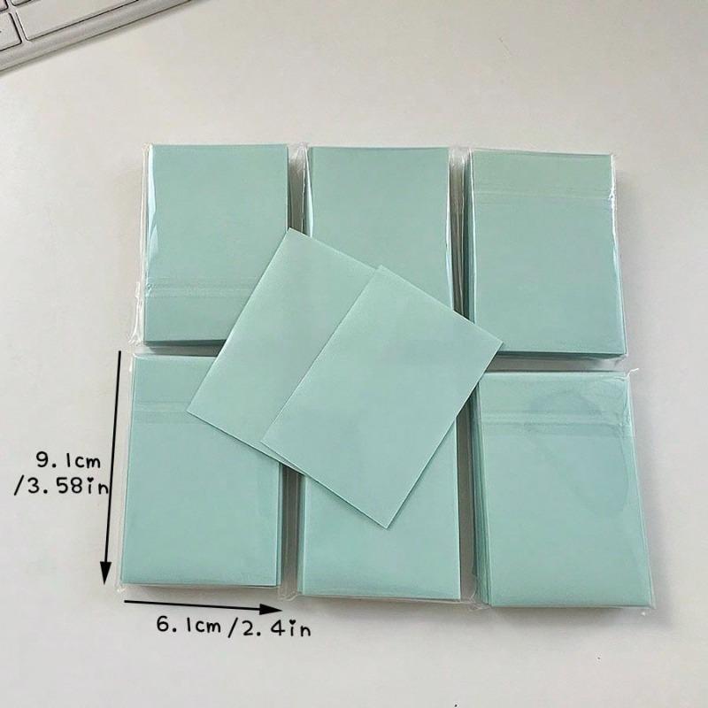 50pcs/Pack 61x91mm Ins Kpop Idol Card Sleeves Top Loaders Cards Protectors-Pink Back To School