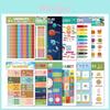 Educational Poster Set For Kids With Visual And Cognitive Development In Classroom Decor For Preschool And Elementary