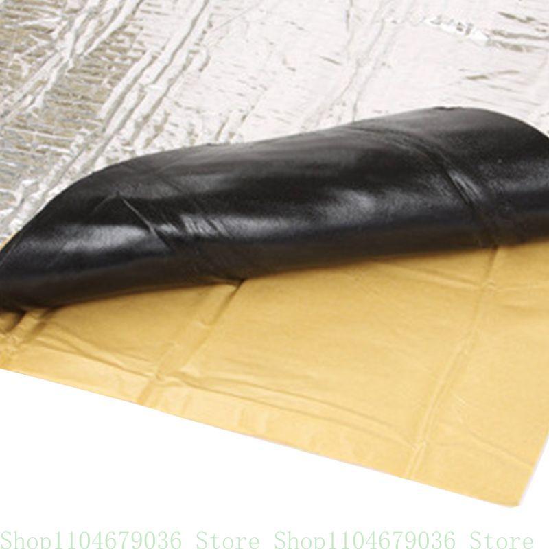 Aluminum Foam Sticker Sound Heat ulation Cotton Engine Hood Heat ulation Sound Deadener Pad Universal Accessories