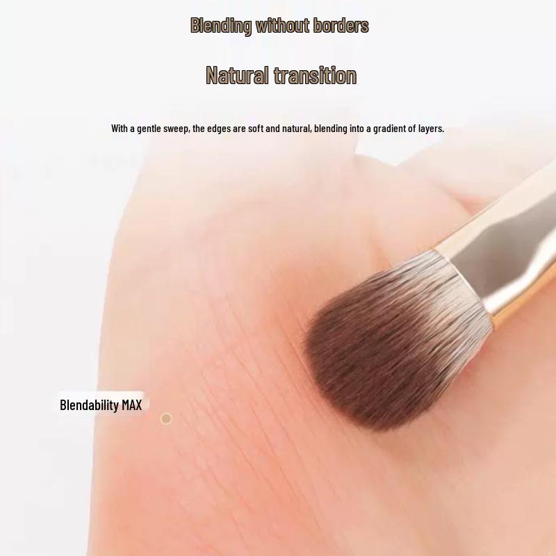 15-piece Makeup Brush Set: Eye, Stippling, Blush, Lip, Scythe-shaped, Eyeshadow, Nose Shadow, Full Setting Brushes