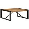 Coffee Table 80X80X35 Cm Solid Raw Mango Wood