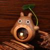 Wooden Wind Chimes Copper Bells Door Entry Reminder Bell Cute Totoro Entry Doorbell Home Decor Opening Housewarming Gift